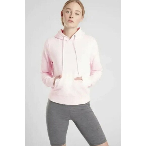 Athleta Woman's Sz M Light Piknk Sundown Hoodie w/ Kangaroo Pocket - Picture 1 of 9